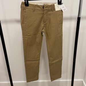 Abercrombie & Fitch Boys Tan Twill Chinos nwt size 9/10